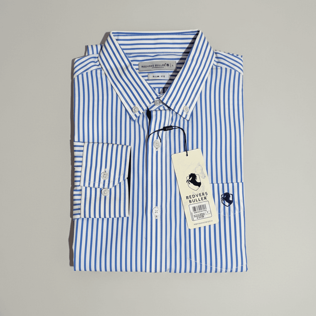 Redvers Buller blue and white striped shirts — image 5