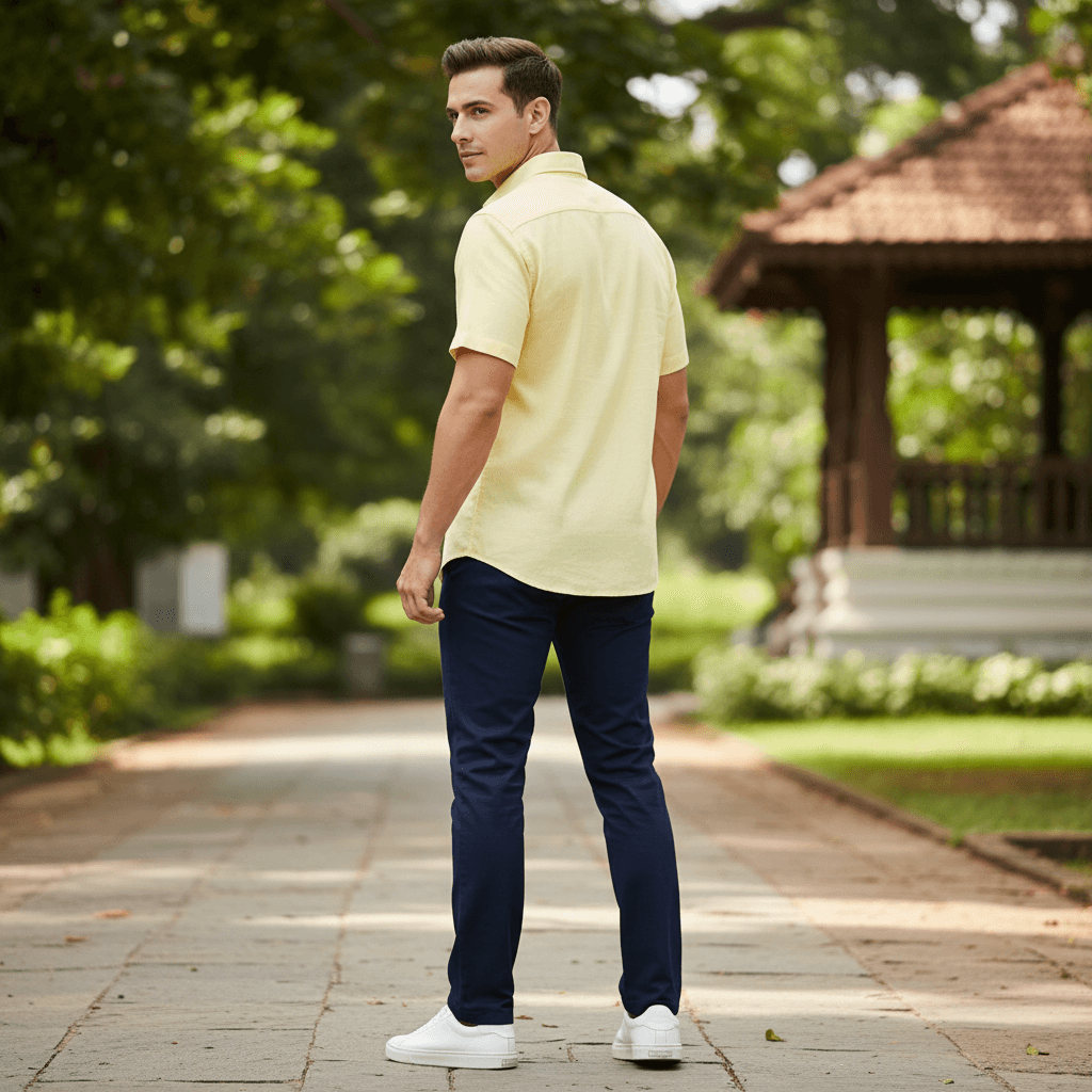 Lacoste light yellow shirts — image 2