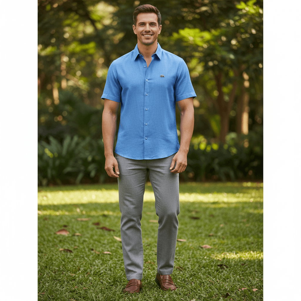 Lacoste blue shirts — image 1