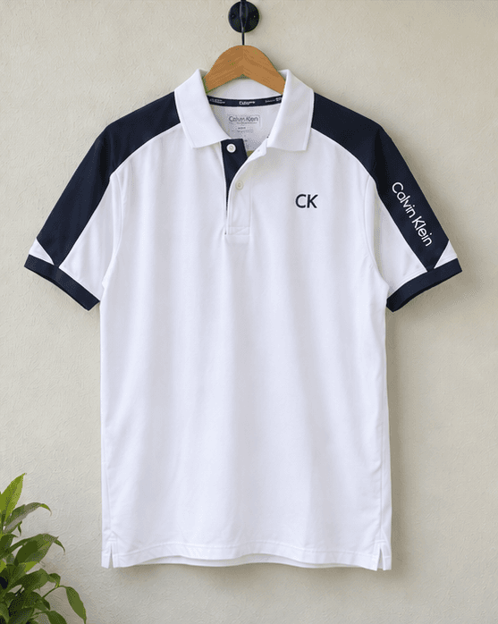 Calvin Klein white polo shirts — image 3
