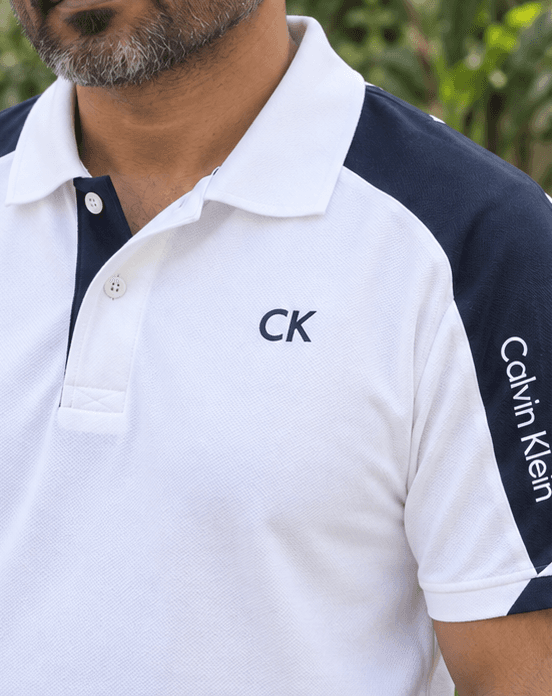 Calvin Klein white polo shirts — image 4