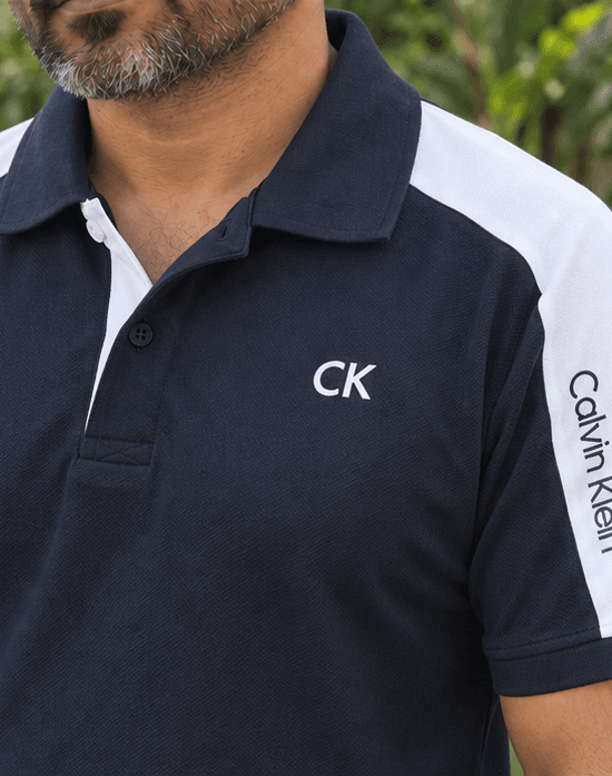 Calvin Klein navy polo shirts — image 3