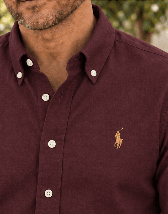 Polo Ralph Lauren burgundy shirts — image 3