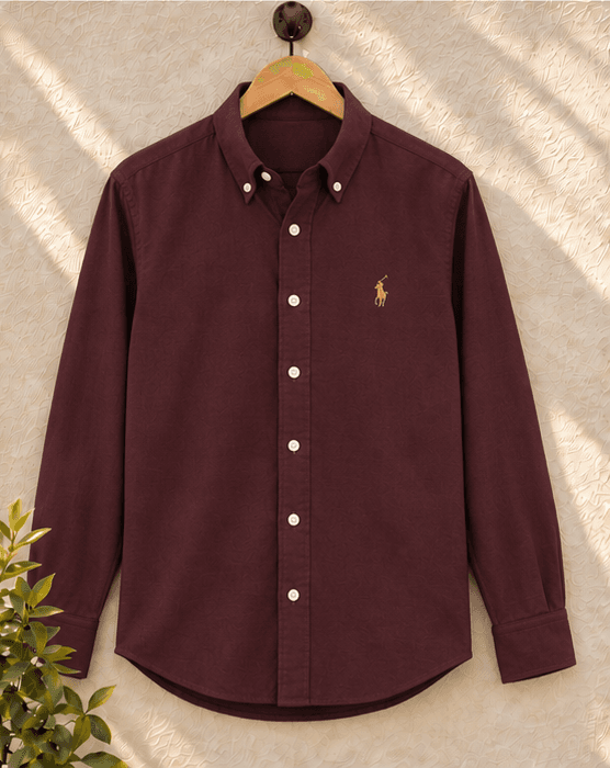 Polo Ralph Lauren burgundy shirts — image 6