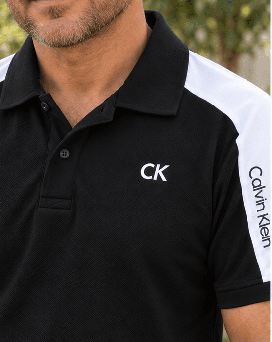Calvin Klein black polo shirts — image 3