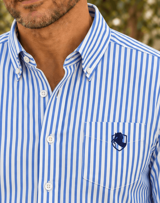 Redvers Buller blue and white striped shirts — image 3