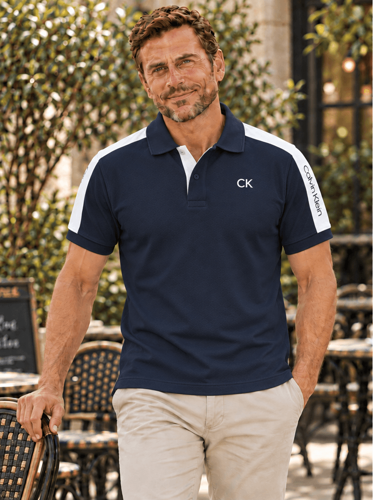Calvin Klein navy polo shirts — image 1