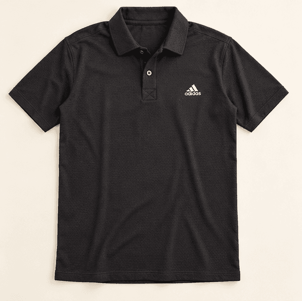 Adidas black polo shirts — image 5